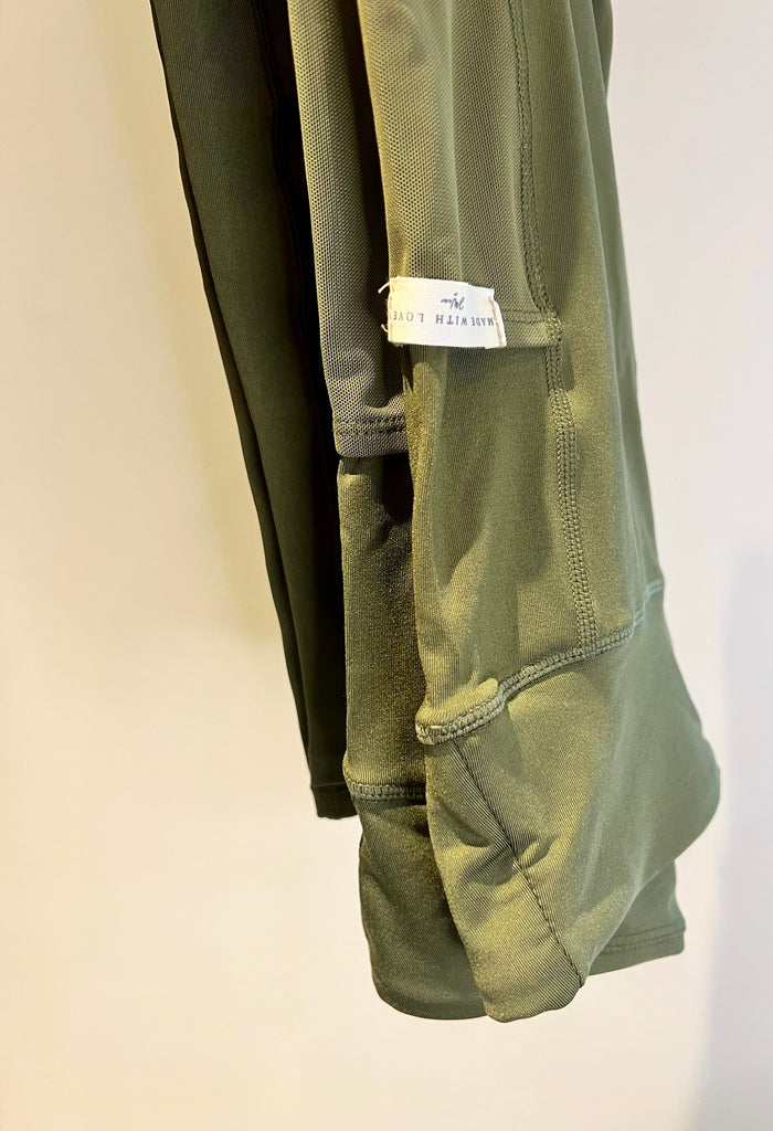 High-waisted Pocket Legging (Olive)